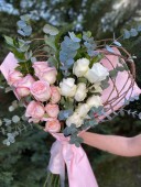 Sweet Romance Kalp Dallı 18'li Gül Buketi