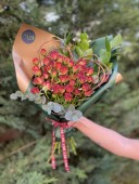 Velvet Passion Mini Kalpli Sprey Gül Buketi